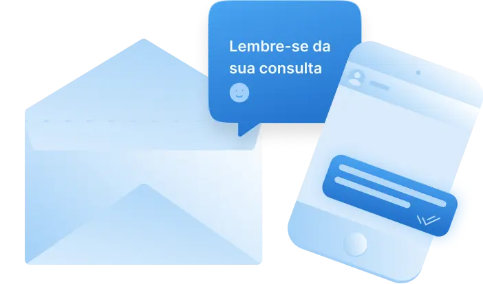 Tela: Lembretes automáticos de consulta